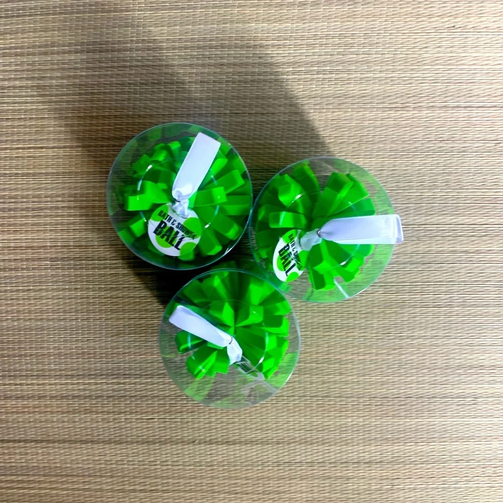 B9 No Bath & Shower Ball 3 Piece Set Color Green